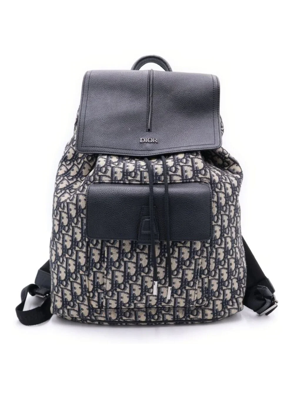 Dior Oblique Motion Backpack Navy Black
